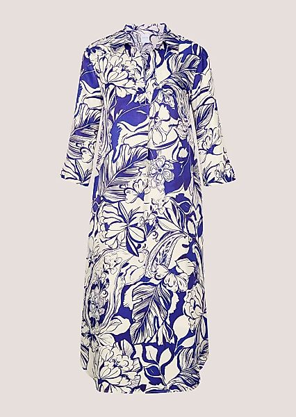 MADELEINE Midikleid "Hemdkleid Viskosekleid mit floralem Design" günstig online kaufen