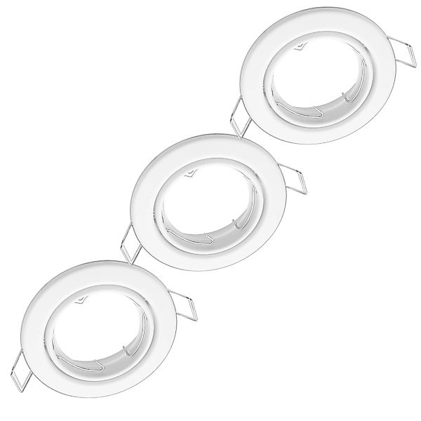 Oktaplex 3er Set Einbaustrahler Dijon Schwenkbar für LED-Module 50mm Spotra günstig online kaufen