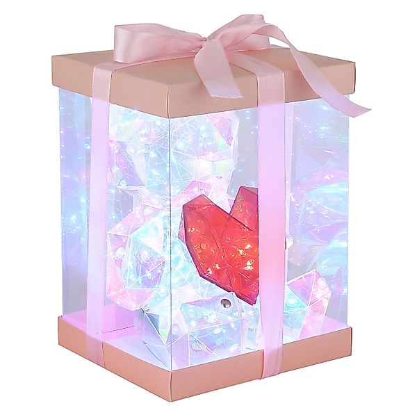 Globo Tischleuchte Brondar Kunststoff Kristall-Effekt LED 140 x 130 x 170 m günstig online kaufen