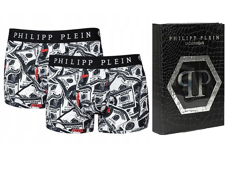 PHILIPP PLEIN Boxershorts Herren Unterwäsche 2er Pack Dollar Boxer Hose Roc günstig online kaufen