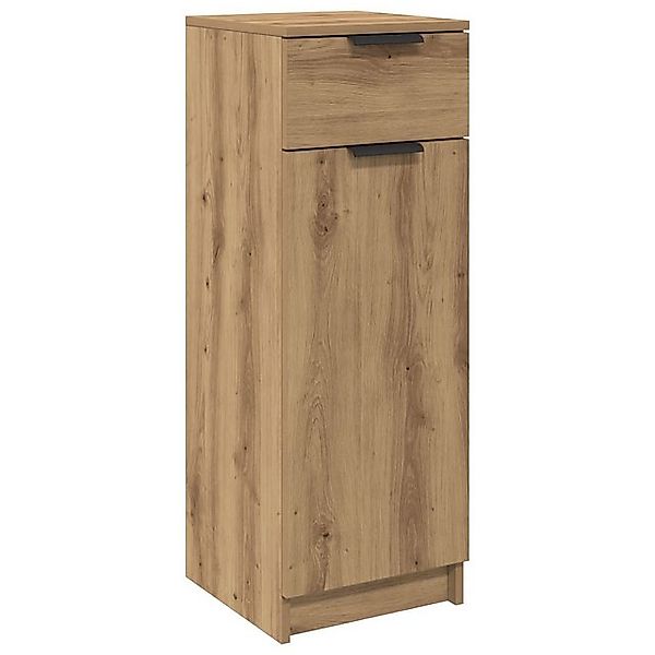 vidaXL Mehrzweckschrank Badezimmerschrank Eichenholz 32x34x90 cm Holzwerkst günstig online kaufen