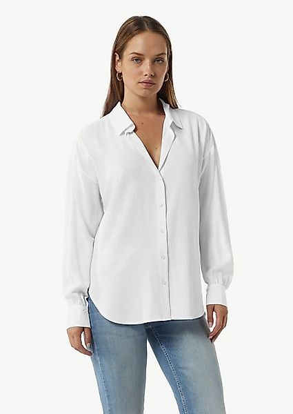 comma casual identity Langarmbluse Strukturierte Bluse günstig online kaufen