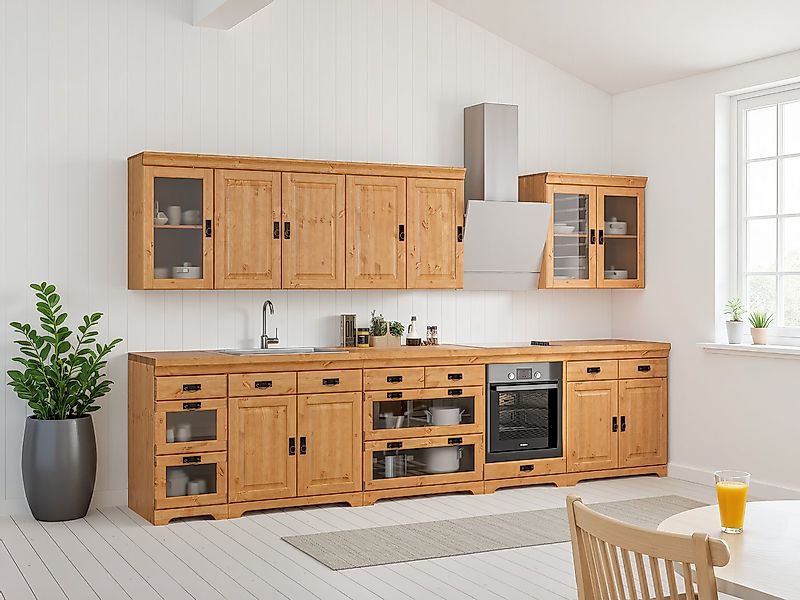 OTTO home Unterschrank Rügen Breite 80 cm, Kiefer massiv, Schubkästen mit G günstig online kaufen