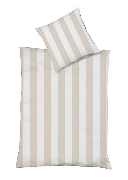 fleuresse Bettwäsche Fleuresse Mako-Satin Bettwäsche 240x220 Streifen Block günstig online kaufen