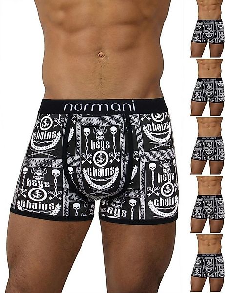 normani Retro Boxer 6 Stück Retro Boxershorts aus Baumwolle Unterhose aus a günstig online kaufen