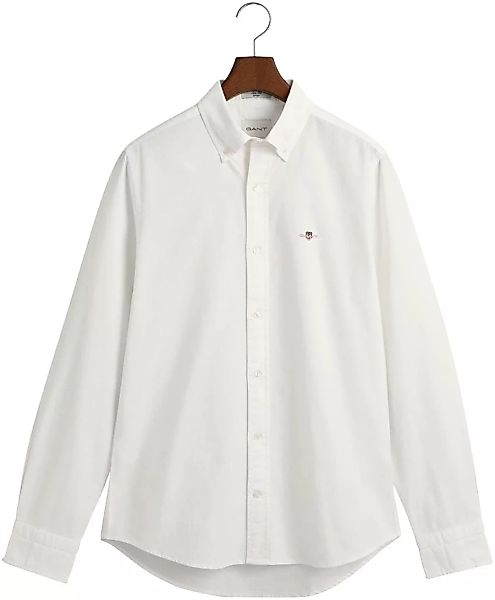 Gant Langarmhemd Slim Fit Oxford Hemd strukturiert langlebig dicker Oxford günstig online kaufen