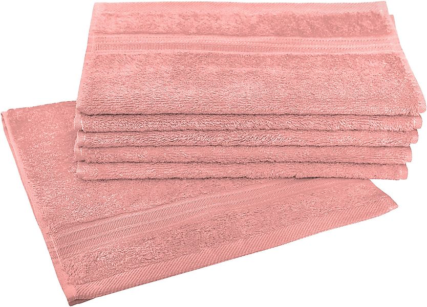 Dyckhoff Gästehandtücher Siena, Frottier (6-St), mit günstig online kaufen