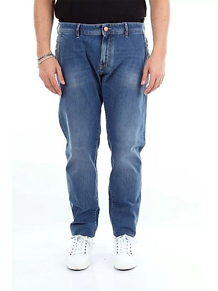 BARBA gerade Herren Leichte Jeans Baumwolle - Elastomultiester und Elasthan günstig online kaufen