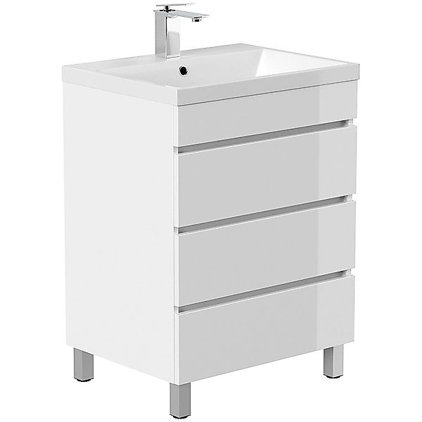 Lomadox Waschtisch FROME-02, stehend, 60 cm, günstig online kaufen