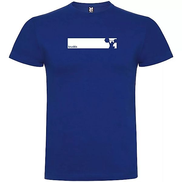 Kruskis Train Frame Kurzärmeliges T-shirt 3XL Royal Blue günstig online kaufen