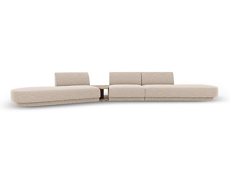 Micadoni Sofa Miley, modular 5-Sitzer ohne Armlehnen günstig online kaufen