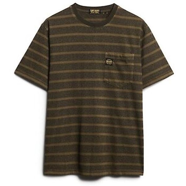 Superdry  T-Shirt T-shirt texturé à poche et rayures günstig online kaufen