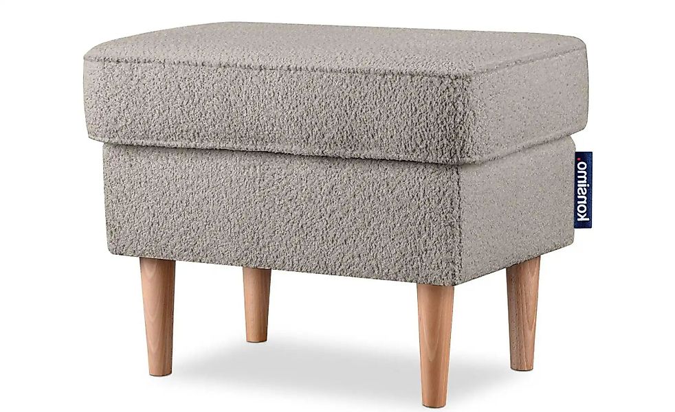KONSIMO Hocker  Stralis ¦ beige ¦ Maße (cm): B: 41 H: 43 Polstermöbel > Hoc günstig online kaufen