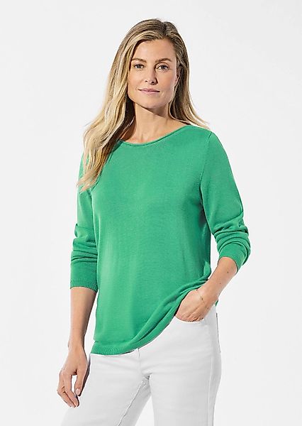 GOLDNER Strickpullover Pullover mit U-Boot-Ausschnitt aus günstig online kaufen
