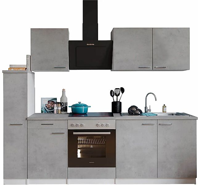 MESANA Küchenzeile "Malia", Breite 240 cm, 85 cm Arbeitshöhe, in exklusiver günstig online kaufen