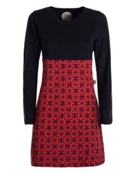 Vishes Tunikakleid Damen Langarm Longshirt-Kleid Sweatkleid günstig online kaufen