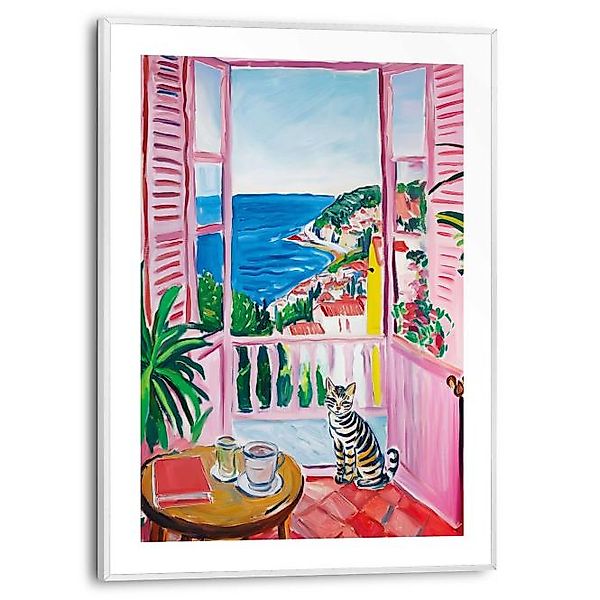 Wandbild BALCONY HOLIDAY Slim Frame White ca. 30x40 cm SMF96761 günstig online kaufen
