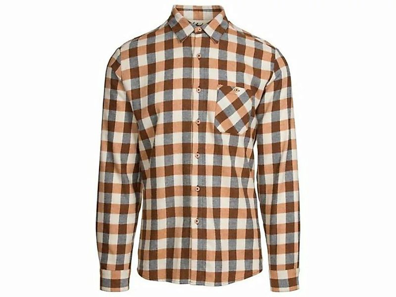 bleed clothing Kurzarmhemd bleed Bio-Herren-Flanellhemd 'Lumberjacks' mit B günstig online kaufen