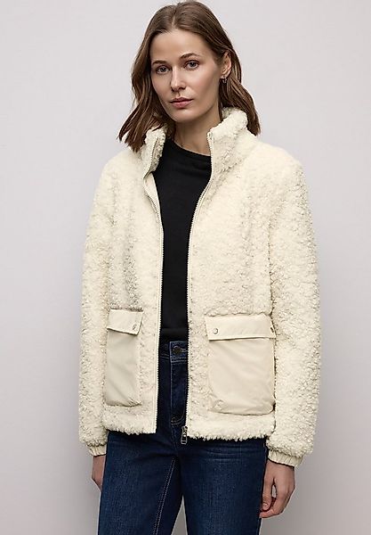 STREET ONE Fellimitatjacke mit aufgenähten Taschen günstig online kaufen