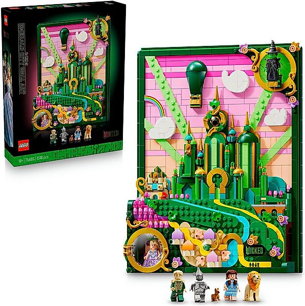 LEGO® Emerald City Wandkunst (75685), LEGO Wicked Konstruktionsspielsteine, günstig online kaufen