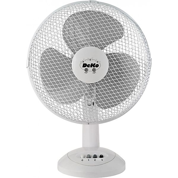 DEKO-ELEKTRO Tischventilator Stratos B 305 Weiß günstig online kaufen