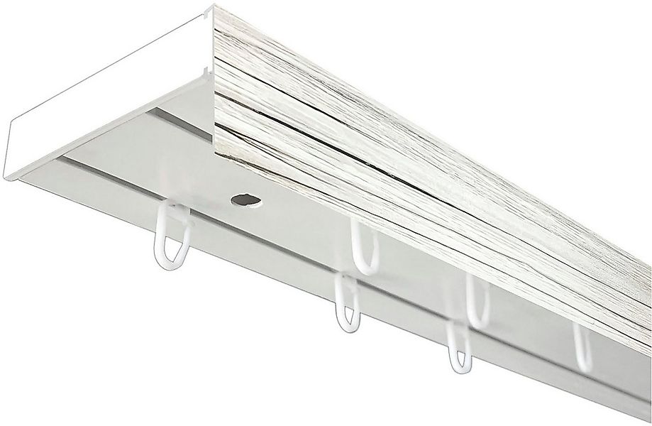 SN DECO GROUP Gardinenschiene Vorhangschiene SH mit Blende, 2-läufig, Fixma günstig online kaufen