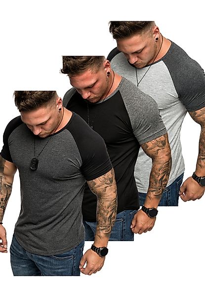 Amaci&Sons T-Shirt 3. OMAHA 3er-Pack T-Shirts günstig online kaufen
