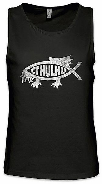 Urban Backwoods Tanktop Cthulhu Fish Ärmelloses T-Shirt Ichtys Dämon Deamon günstig online kaufen