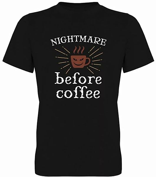 G-graphics T-Shirt Nightmare before Coffee Herren T-Shirt, mit trendigem Fr günstig online kaufen