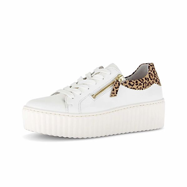 Gabor Sneaker "Sneaker low Materialmix Leder" günstig online kaufen