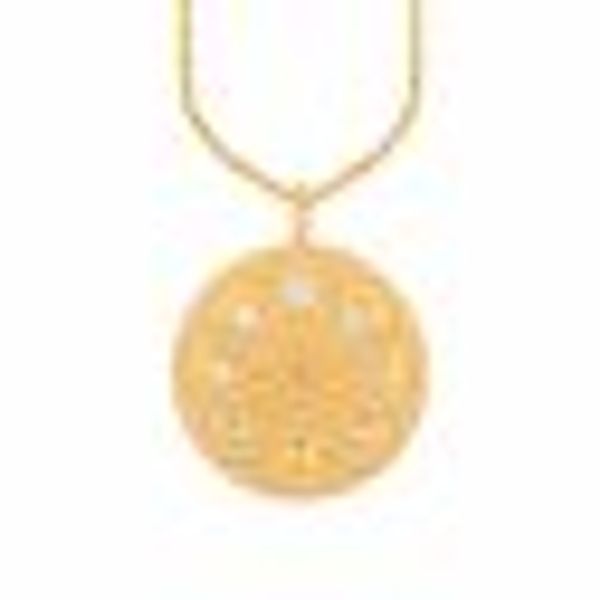 Anhänger mit Kette 925/- Sterling Silber bicolor Mondzyklus Luna günstig online kaufen