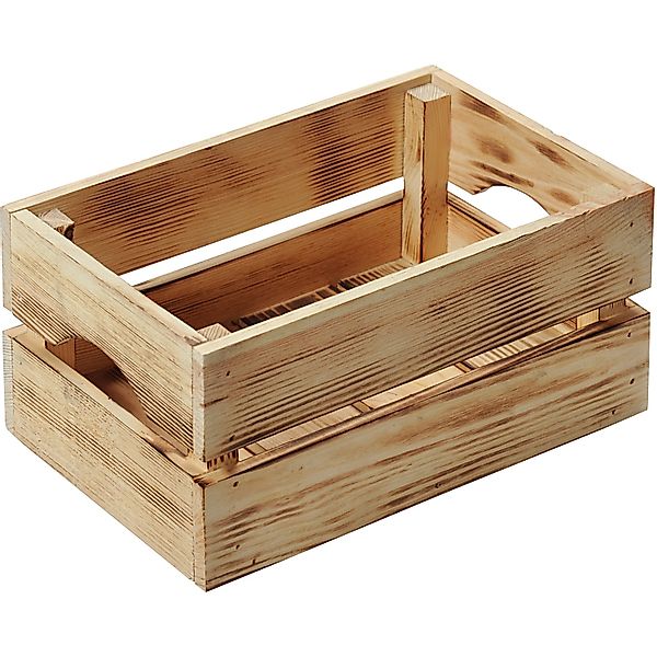 Kesper Holzkiste Kiefer geflammt  15 cm x 20 cm x 30 cm 9 l günstig online kaufen