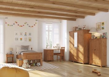 Home affaire Wäscheschrank "Tessin" 2 Breiten: 90/128 cm H/T ca. 140/38 cm, günstig online kaufen