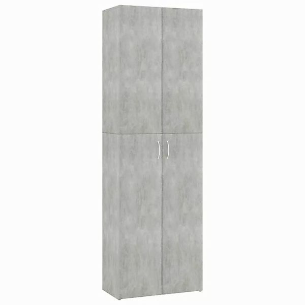 furnicato Aktenschrank Büroschrank Betongrau 60x32x190 cm Holzwerkstoff (1- günstig online kaufen