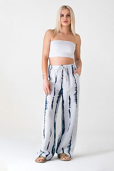 WENOR Palazzohose Musselin, Batik-Druck, 100 % Baumwolle, günstig online kaufen