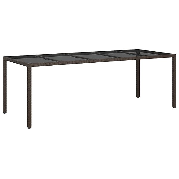 vidaXL Gartentisch Gartentisch Braun 250x100x75 cm günstig online kaufen