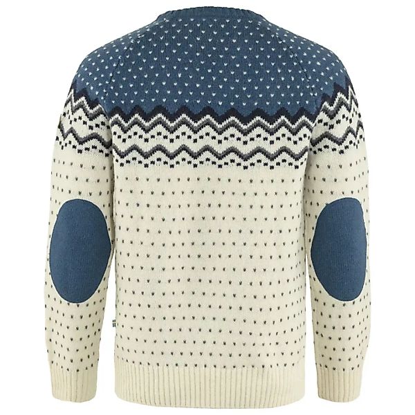 Fjaellraeven Oevik Knit Sweater Chalk White/Indigo Blue günstig online kaufen