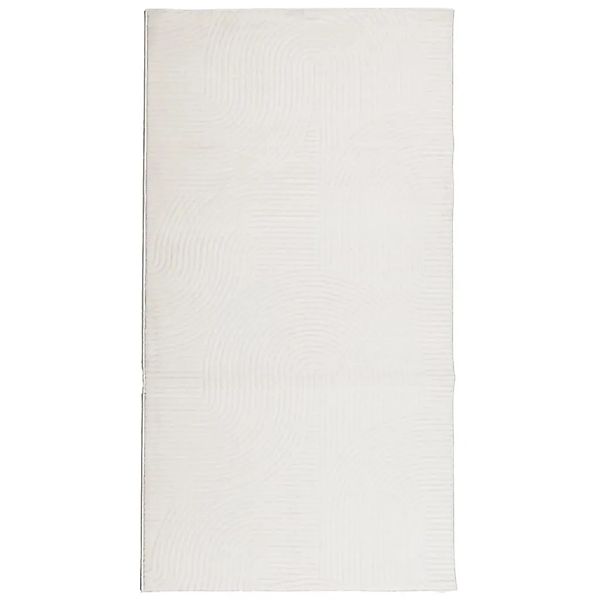 vidaXL Teppich IZA Kurzflor Skandinavischer Look Creme 80x150 cm 375438 günstig online kaufen