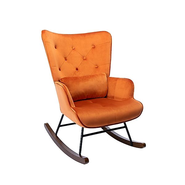 HomeMiYN Schaukelstuhl Schaukelstuhl Patchwork Sessel Schwingsessel günstig online kaufen