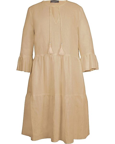 White Label Midikleid Leinen-Stufenkleid günstig online kaufen