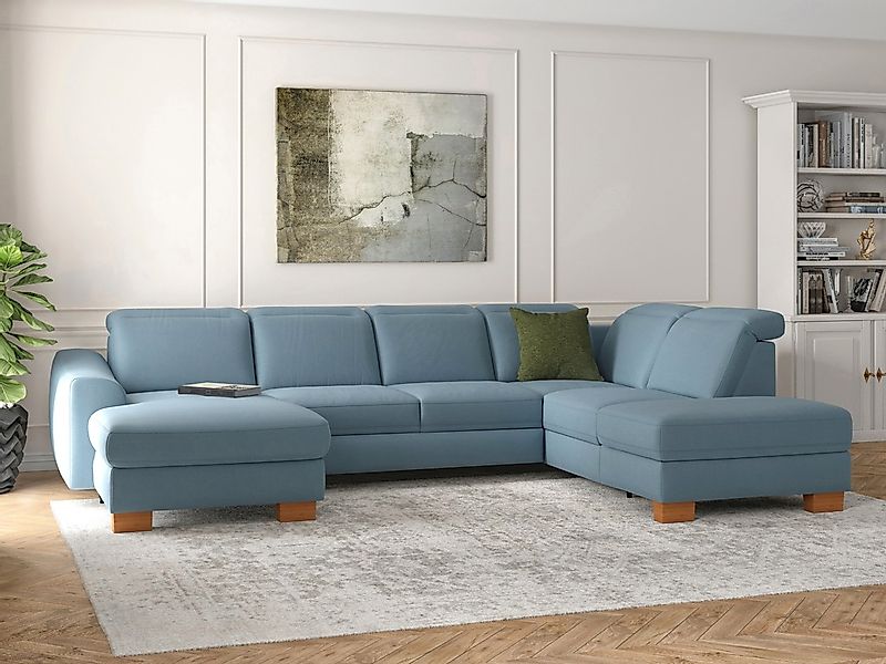 sit&more Wohnlandschaft "Dundee U-Form", mit Federkern und Massivholzfüßen, günstig online kaufen