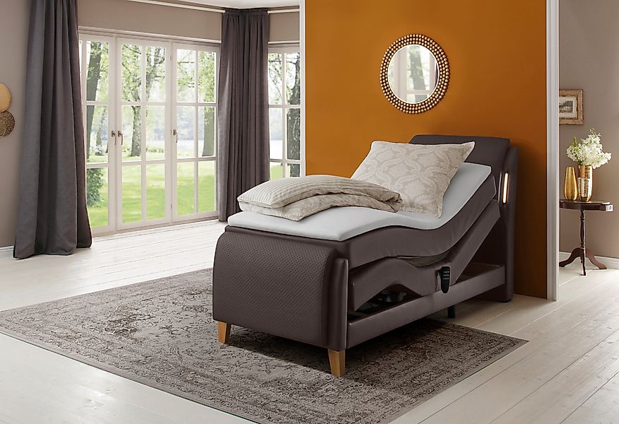 Home affaire Boxspringbett Messina2, Liegekomfort elektrisch günstig online kaufen