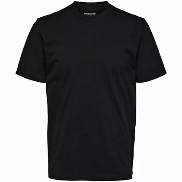 Selected  T-Shirts & Poloshirts 16077385 RELAXCOLMAN-BLACK günstig online kaufen