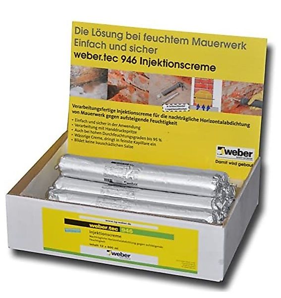 Dichtstoff weber.tec 946 Silanbasierte Injektionscreme, 600ml günstig online kaufen