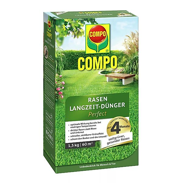 Compo Rasen Langzeit-Dünger Perfect 1,5 kg günstig online kaufen