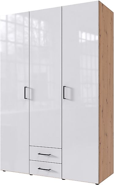 Wimex Drehtürenschrank "Mugano" mit langen oder kurzen Griffen aus Metall, günstig online kaufen