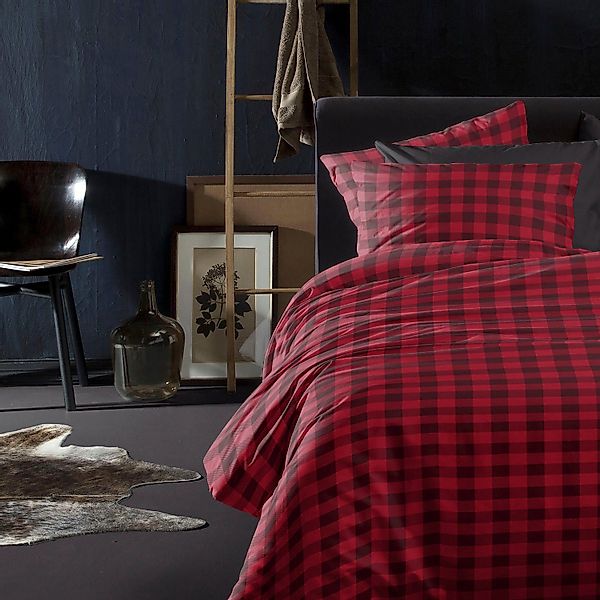 damai Bettwäsche Timber, Flanell, 2 teilig, günstig online kaufen