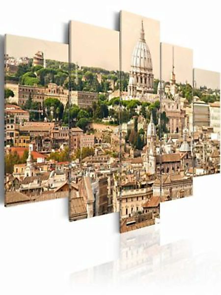artgeist Wandbild Die Dächer der Ewigen Stadt mehrfarbig Gr. 200 x 100 günstig online kaufen