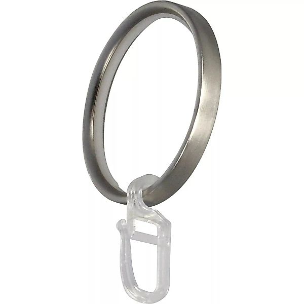 Mydeco Gardinen-Ringe Edelstahl-Optik Ø 5 für Ø 2,5 cm Gardinenstangen günstig online kaufen