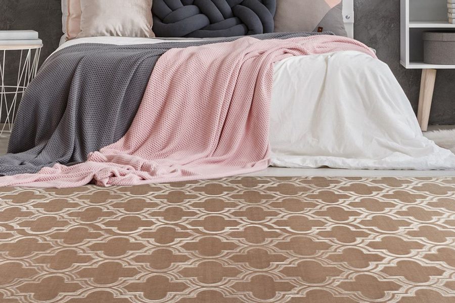 calo-deluxe Teppich "Latemar 200" rechteckig 7 mm Höhe Hoch- Tief Struktur, günstig online kaufen